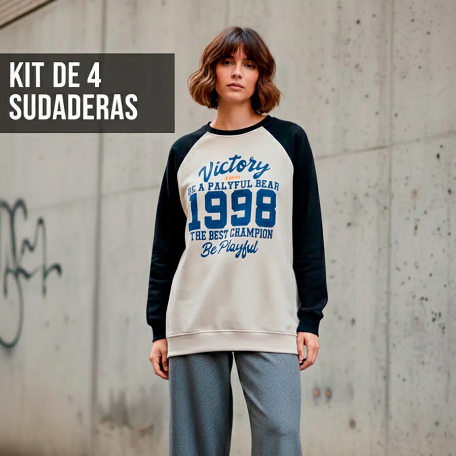 0755 KIT 4 SUDADERAS 7268
